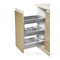 Stainless Steel Pull Out Drawer Storage Basket